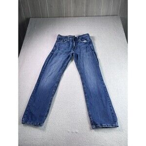 TK AXEL Men's W32 L32 Slim Boot Cut Jeans Medium Wash Blue Denim Stretch